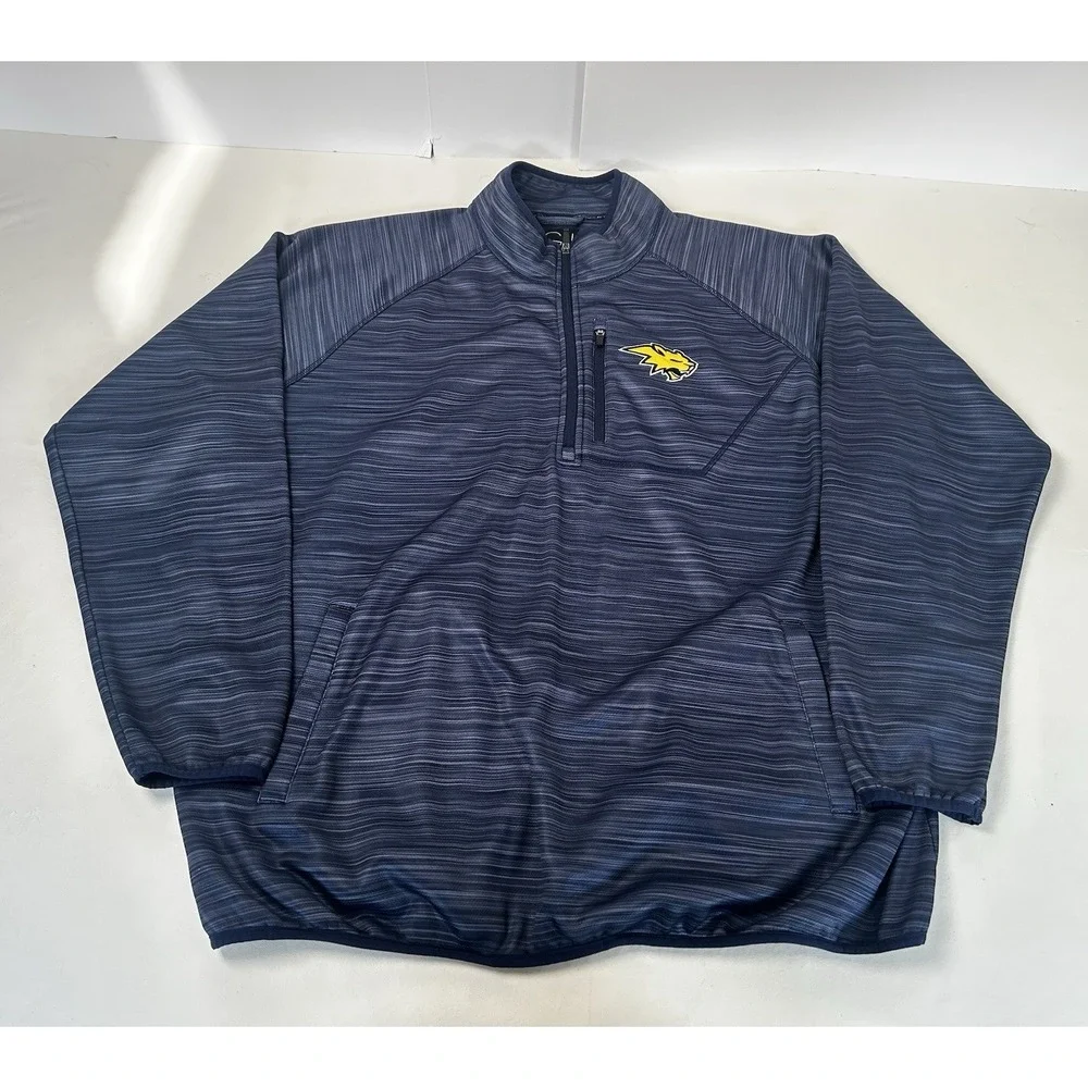 NHL Carl Banks GIII Nashville Predators 1/4 Zip‎ Fleece Lined Pullover 4XL